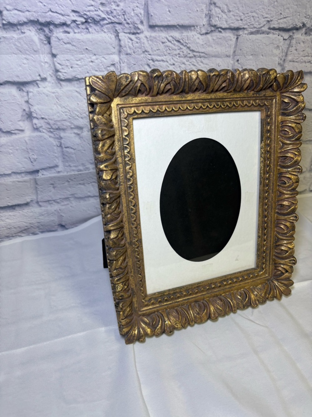 Antique Ornate Gold Gilt Baroque Style Picture Frame (11x13) Scroll Leaf Pattern - Picture 15 of 15